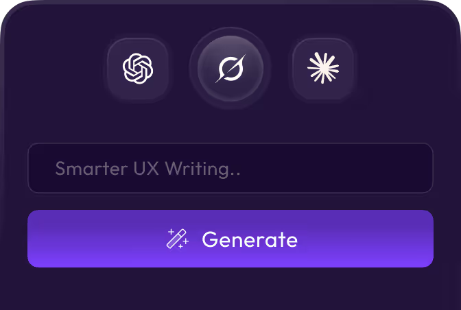 AI-assisted UX copywriting preview